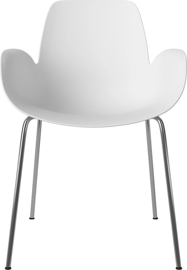 Seed Chair w. Armrest & Metal Legs