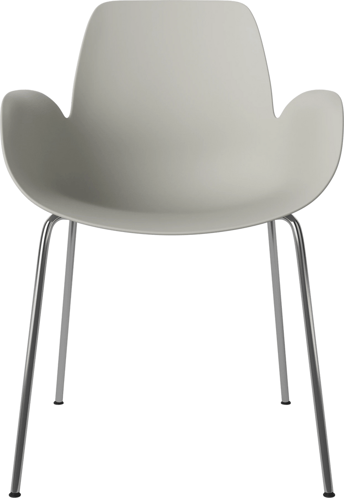 Seed Chair w. Armrest & Metal Legs