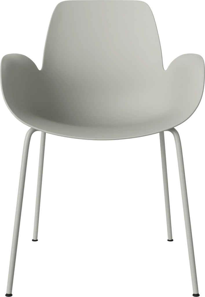 Seed Chair w. Armrest & Metal Legs