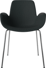 Carica l'immagine nel visualizzatore di Gallery, Seed Chair w. Armrest &amp; Metal Legs - Upholstered