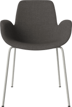 Carica l'immagine nel visualizzatore di Gallery, Seed Chair w. Armrest &amp; Metal Legs - Upholstered