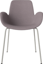 Carica l'immagine nel visualizzatore di Gallery, Seed Chair w. Armrest &amp; Metal Legs - Upholstered