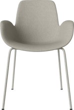 Carica l'immagine nel visualizzatore di Gallery, Seed Chair w. Armrest &amp; Metal Legs - Upholstered