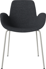 Carica l'immagine nel visualizzatore di Gallery, Seed Chair w. Armrest &amp; Metal Legs - Upholstered
