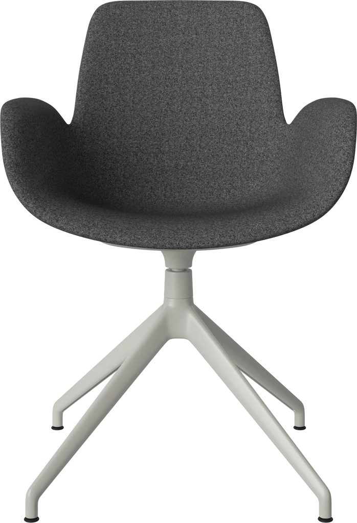 Seed Chair w. Armrest & 4-Starbase - Upholstered