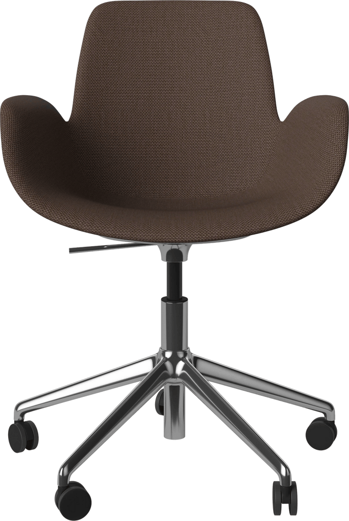 Seed Chair w. Armrest & 5-Starbase w. Wheels - Upholstered