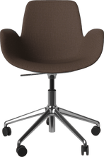 Carica l'immagine nel visualizzatore di Gallery, Seed Chair w. Armrest &amp; 5-Starbase w. Wheels - Upholstered