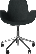Carica l'immagine nel visualizzatore di Gallery, Seed Chair w. Armrest &amp; 5-Starbase w. Wheels - Upholstered