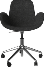Carica l'immagine nel visualizzatore di Gallery, Seed Chair w. Armrest &amp; 5-Starbase w. Wheels - Upholstered