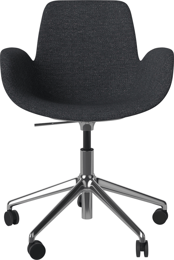 Seed Chair w. Armrest & 5-Starbase w. Wheels - Upholstered