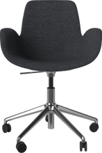Carica l'immagine nel visualizzatore di Gallery, Seed Chair w. Armrest &amp; 5-Starbase w. Wheels - Upholstered