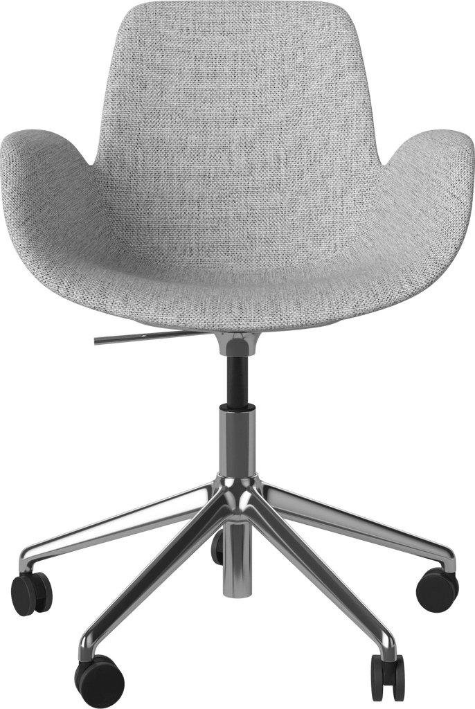 Seed Chair w. Armrest & 5-Starbase w. Wheels - Upholstered