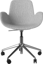 Carica l'immagine nel visualizzatore di Gallery, Seed Chair w. Armrest &amp; 5-Starbase w. Wheels - Upholstered