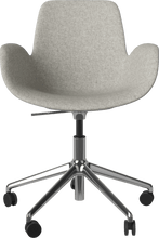 Carica l'immagine nel visualizzatore di Gallery, Seed Chair w. Armrest &amp; 5-Starbase w. Wheels - Upholstered