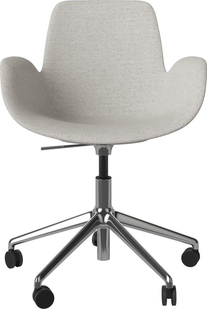 Seed Chair w. Armrest & 5-Starbase w. Wheels - Upholstered