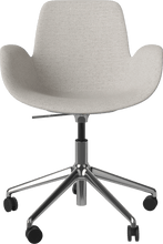 Carica l'immagine nel visualizzatore di Gallery, Seed Chair w. Armrest &amp; 5-Starbase w. Wheels - Upholstered