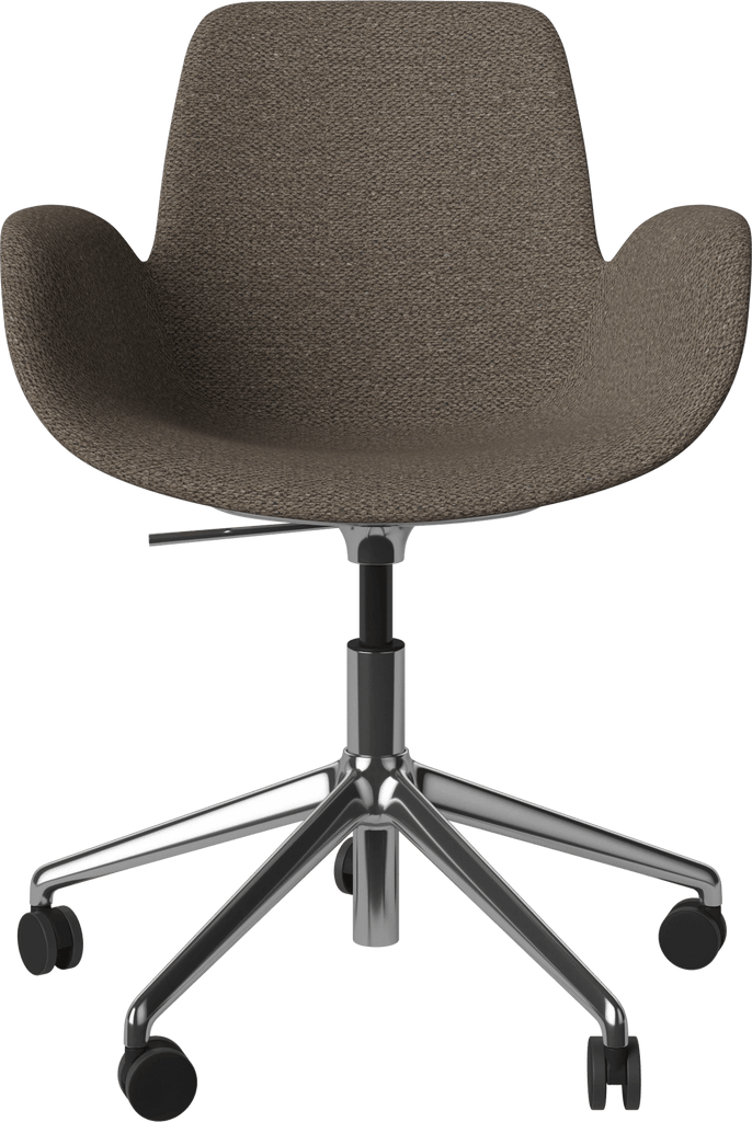 Seed Chair w. Armrest & 5-Starbase w. Wheels - Upholstered