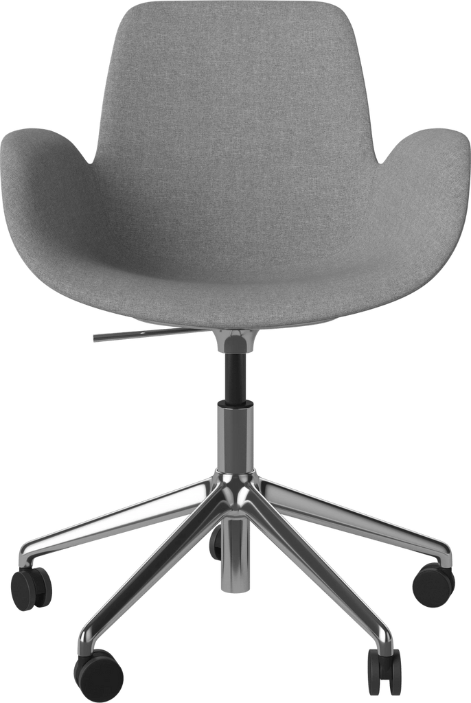 Seed Chair w. Armrest & 5-Starbase w. Wheels - Upholstered