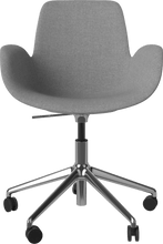 Carica l'immagine nel visualizzatore di Gallery, Seed Chair w. Armrest &amp; 5-Starbase w. Wheels - Upholstered