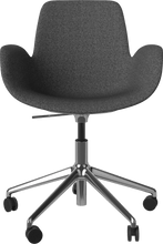 Carica l'immagine nel visualizzatore di Gallery, Seed Chair w. Armrest &amp; 5-Starbase w. Wheels - Upholstered