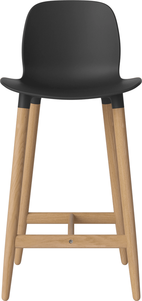 Seed High Chair H66 cm - Poly/Wood Legs