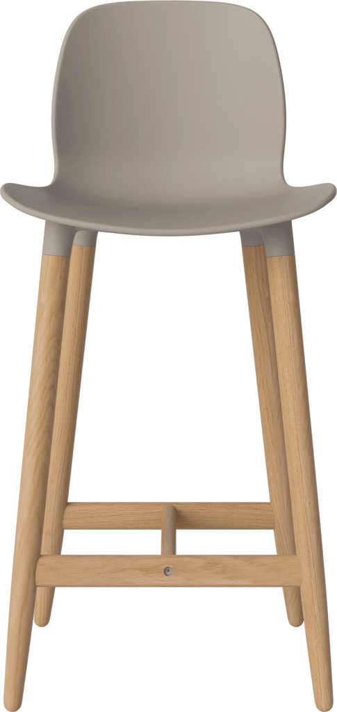 Seed High Chair H66 cm - Poly/Wood Legs
