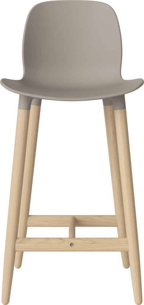 Seed High Chair H66 cm - Poly/Wood Legs