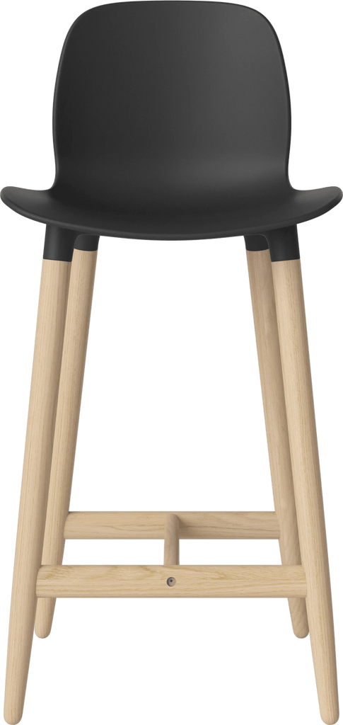 Seed High Chair H66 cm - Poly/Wood Legs
