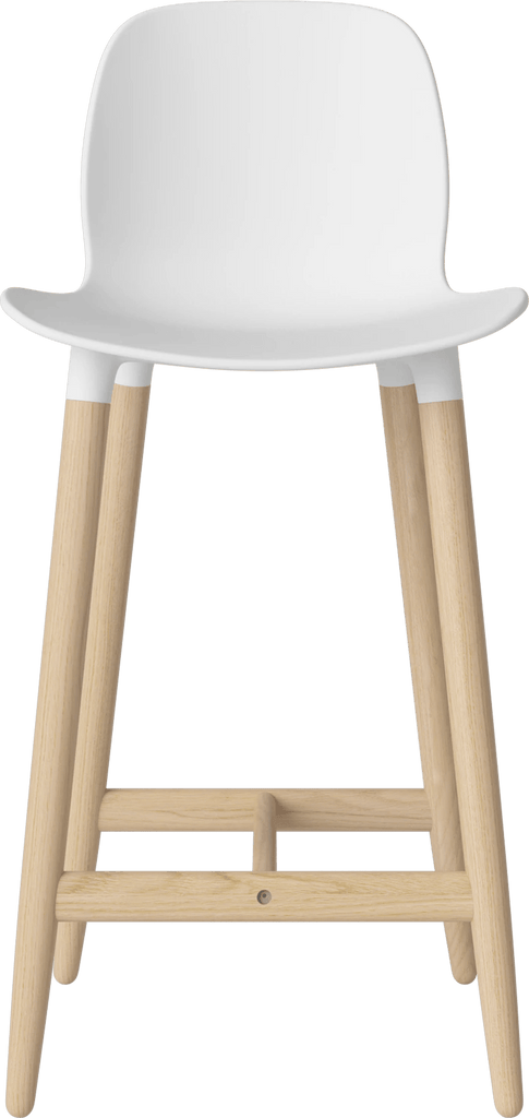 Seed High Chair H66 cm - Poly/Wood Legs