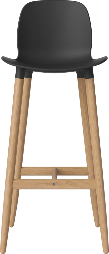 Seed High Chair H76 cm - Poly/Wood Legs