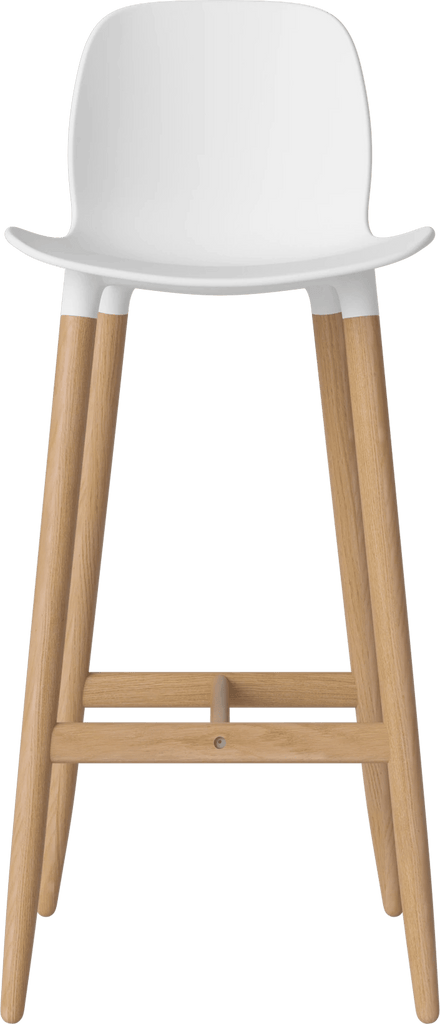 Seed High Chair H76 cm - Poly/Wood Legs