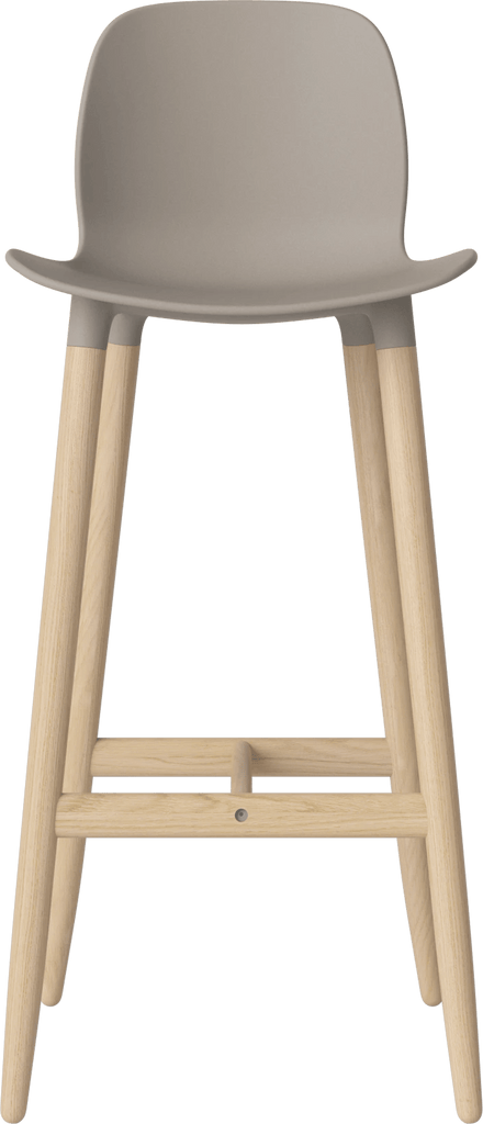 Seed High Chair H76 cm - Poly/Wood Legs