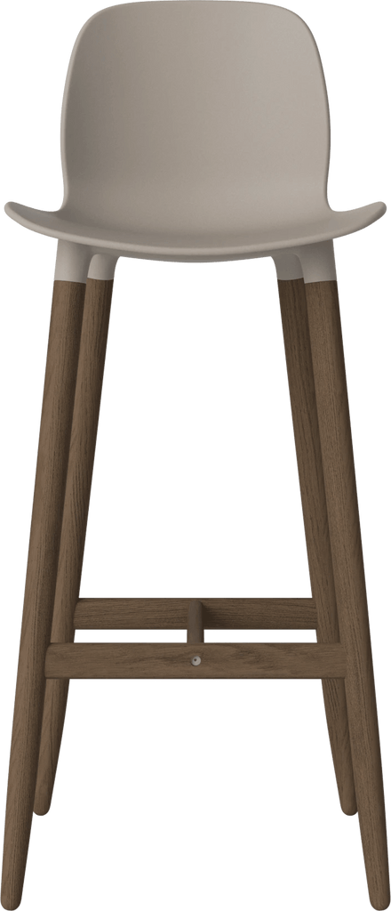 Seed High Chair H76 cm - Poly/Wood Legs