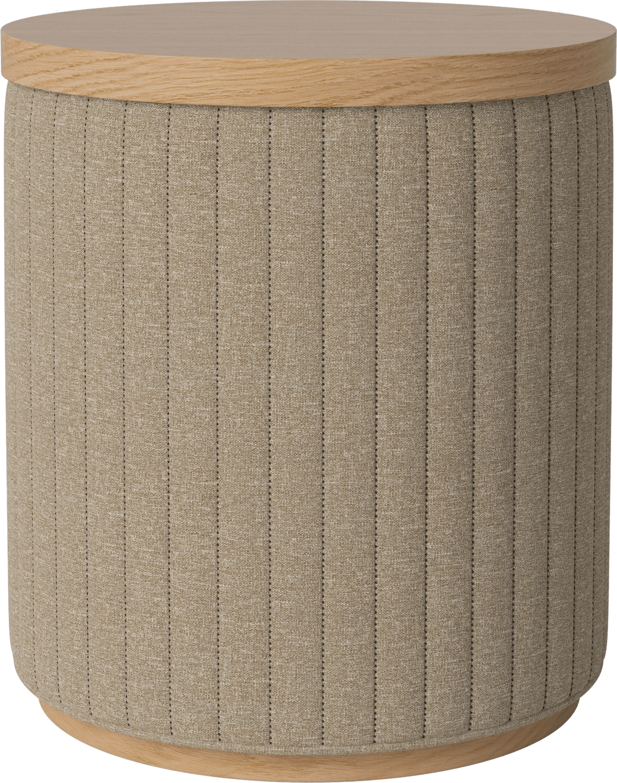 Rigato Pouf with tray