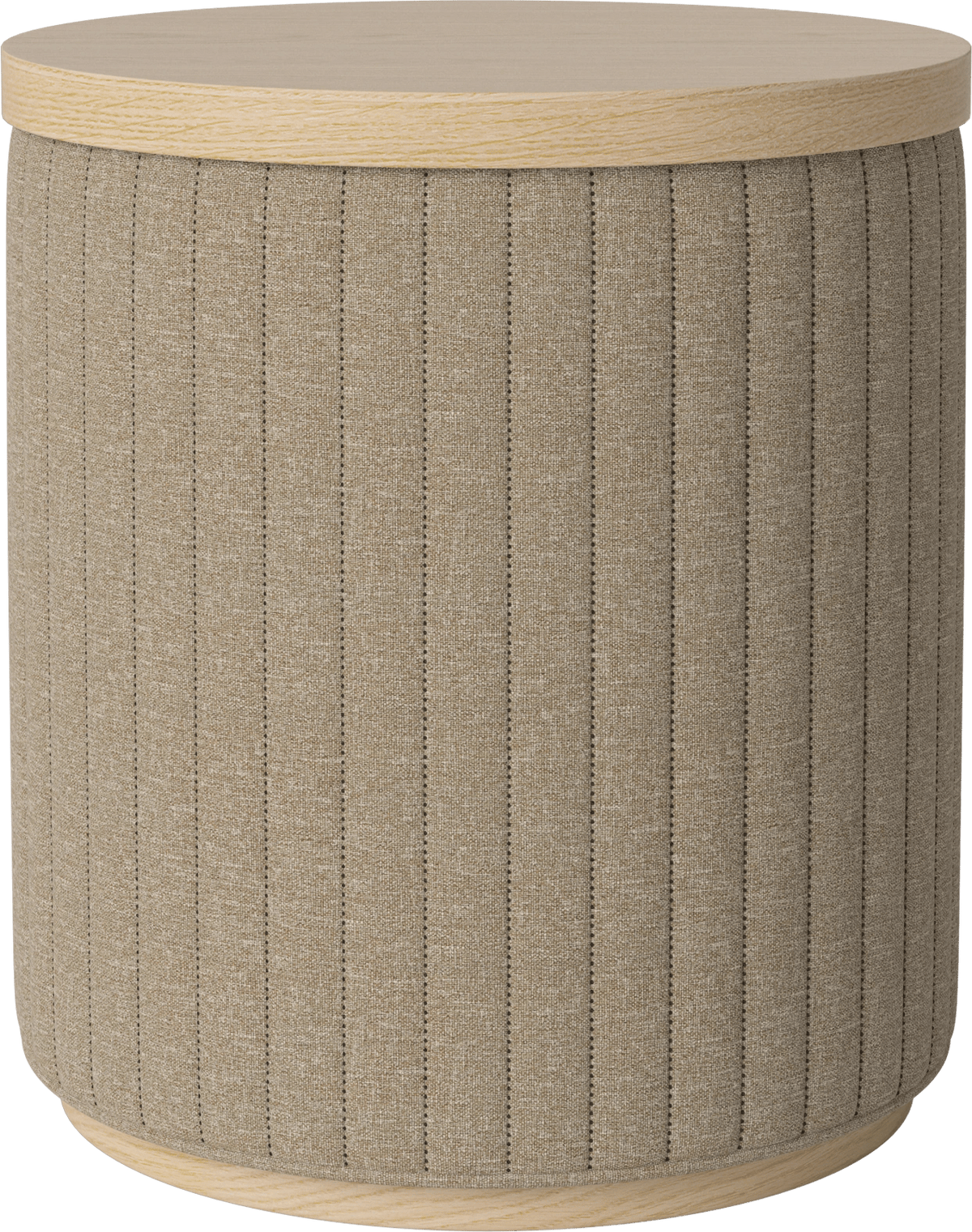 Rigato Pouf with tray