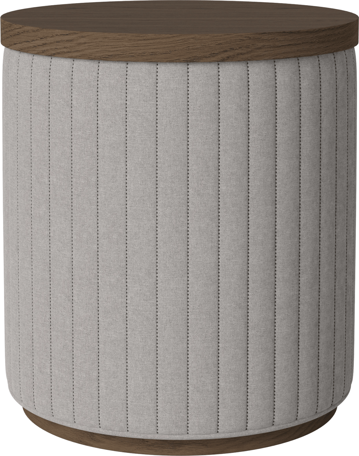 Rigato Pouf with tray