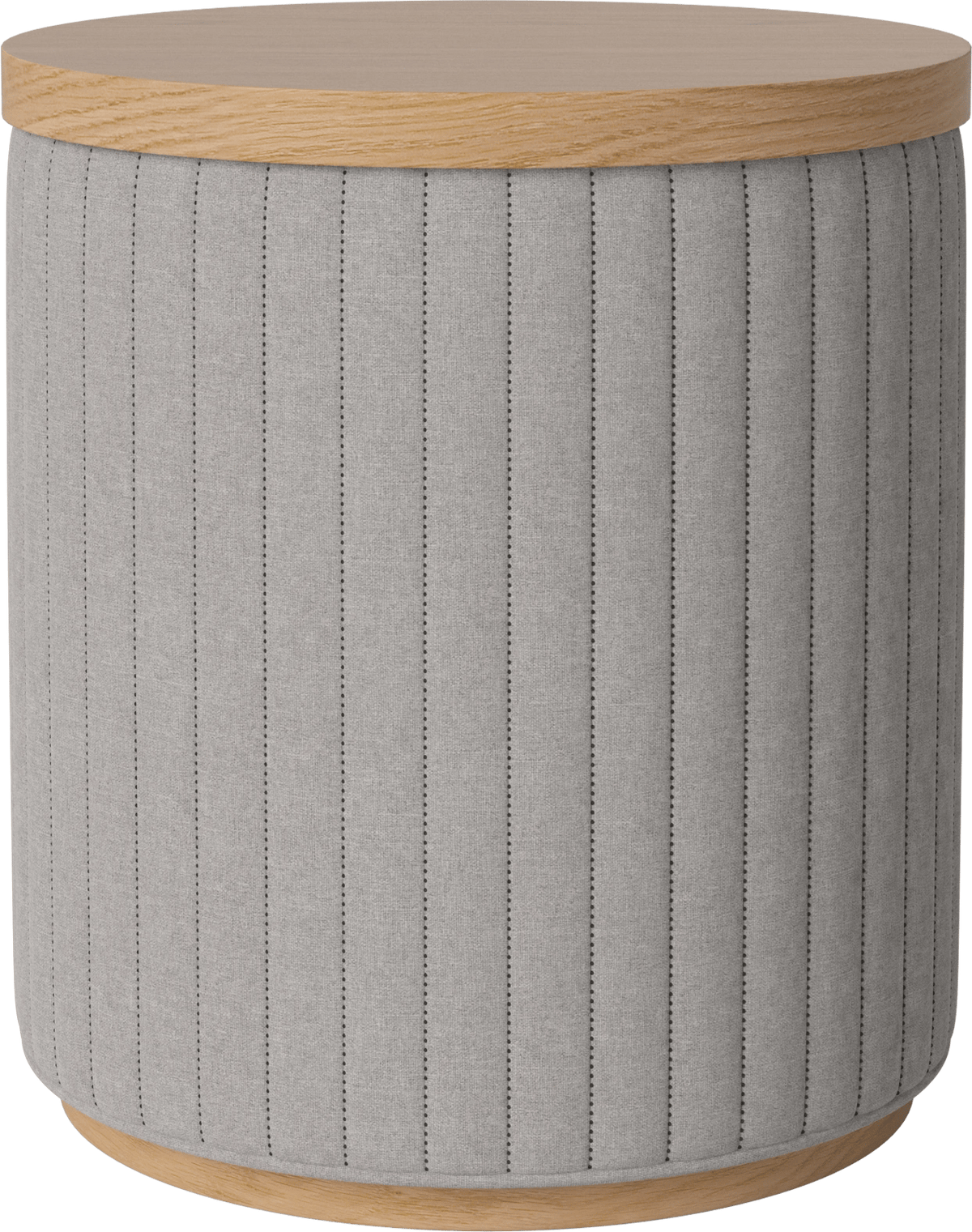 Rigato Pouf with tray