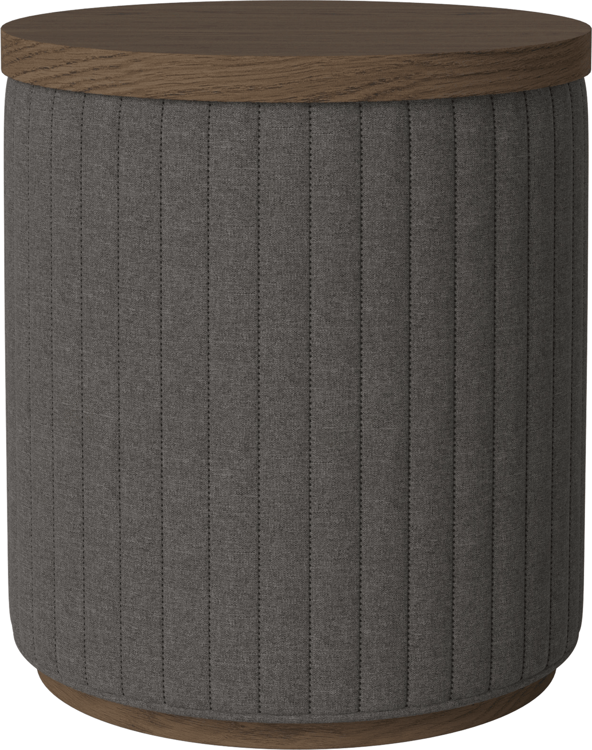 Rigato Pouf with tray