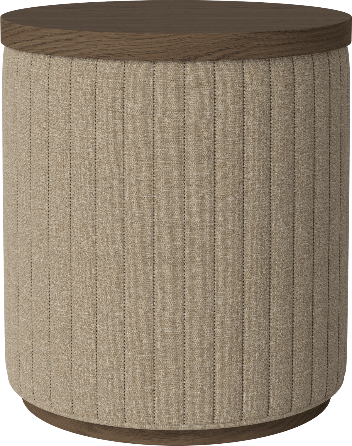 Rigato Pouf with tray