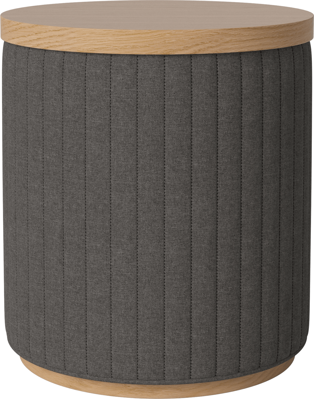 Rigato Pouf with tray
