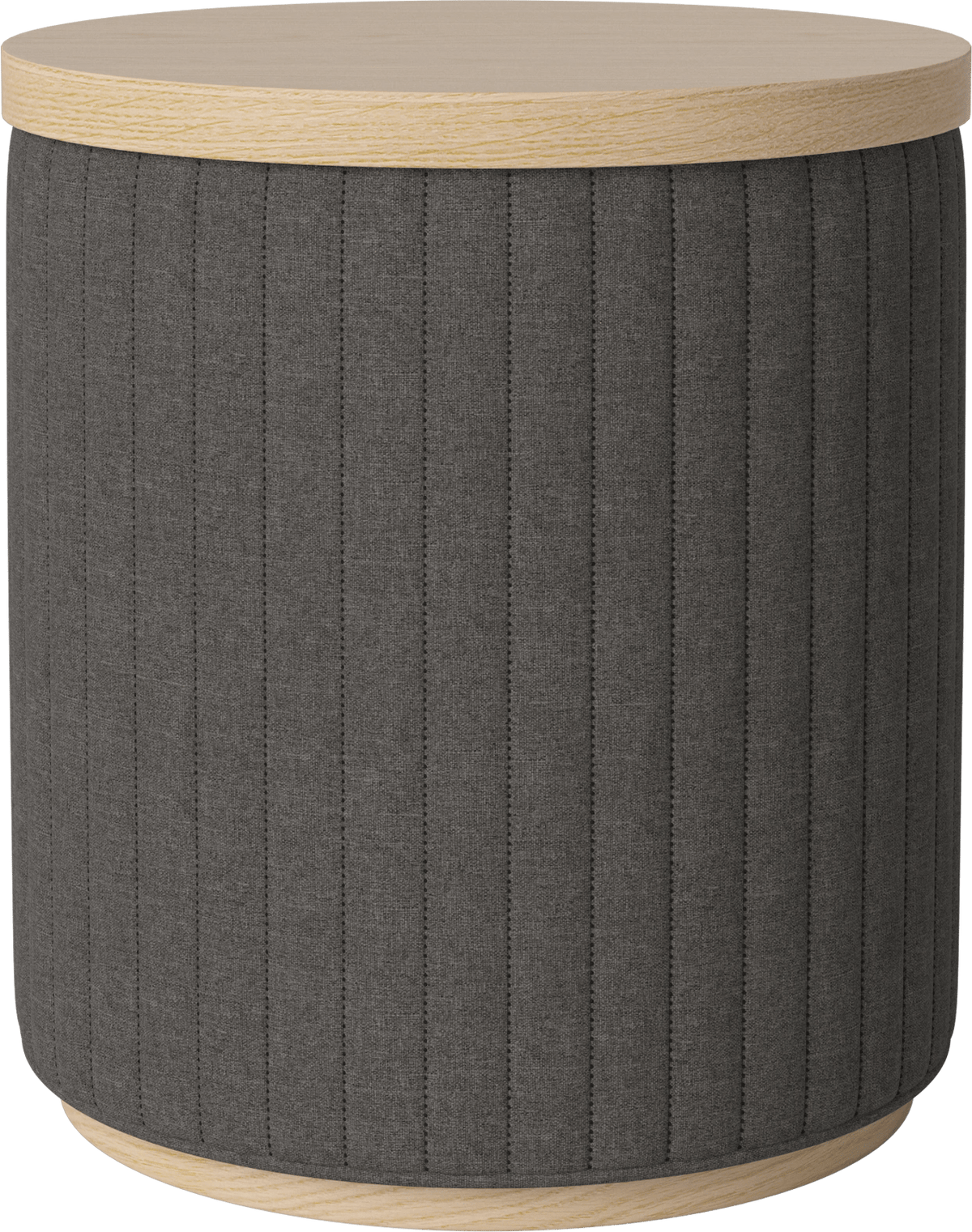 Rigato Pouf with tray