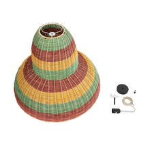 Cargar imagen en el visor de la galería, Bell-Shaped Multicoloured Pendant D70 x H60cm