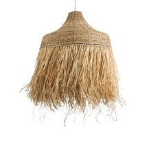 Load image into Gallery viewer, Boho raffia natural suspension light