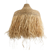 Load image into Gallery viewer, Boho raffia natural suspension light