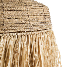 Load image into Gallery viewer, Boho raffia natural suspension light