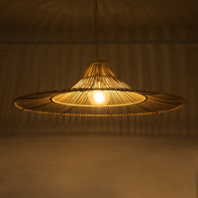 Charger l'image dans la galerie, CEILING LAMP RATTAN 100X100X30 NATURAL