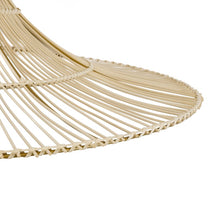 Charger l'image dans la galerie, CEILING LAMP RATTAN 100X100X30 NATURAL