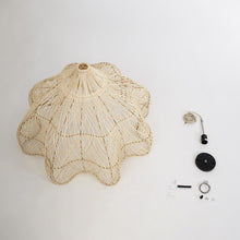 Charger l'image dans la galerie, PENDANT LAMP RATTAN 80x55CM NATURAL