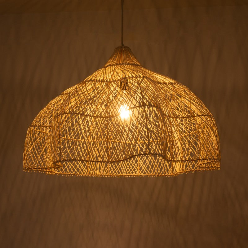 PENDANT LAMP RATTAN 80x55CM NATURAL