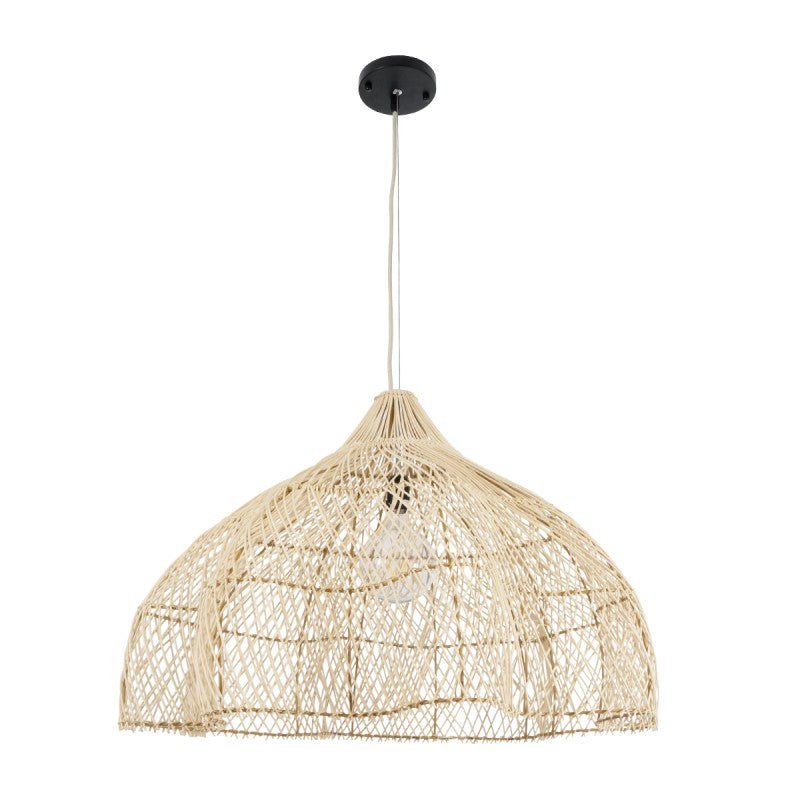 PENDANT LAMP RATTAN 80x55CM NATURAL